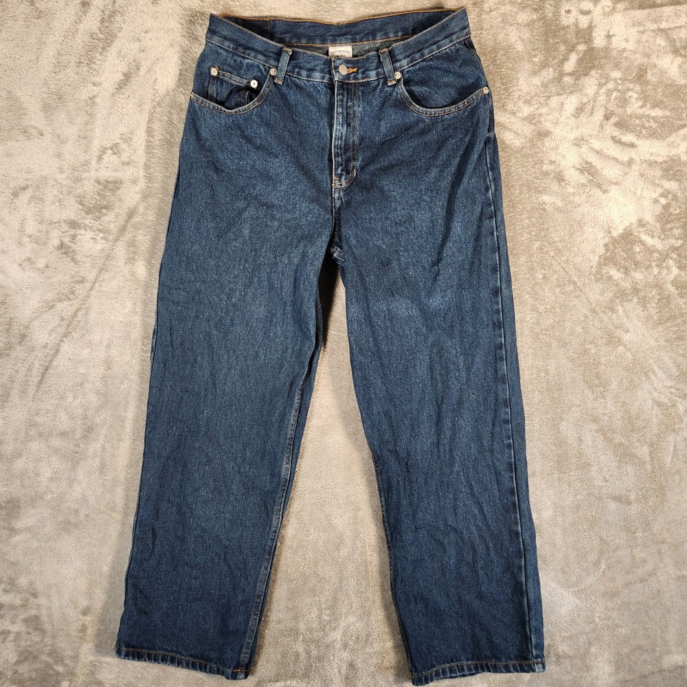 Canyon River Blues Jeans Womens 32H Blue Excellent High Waisted Straight Leg